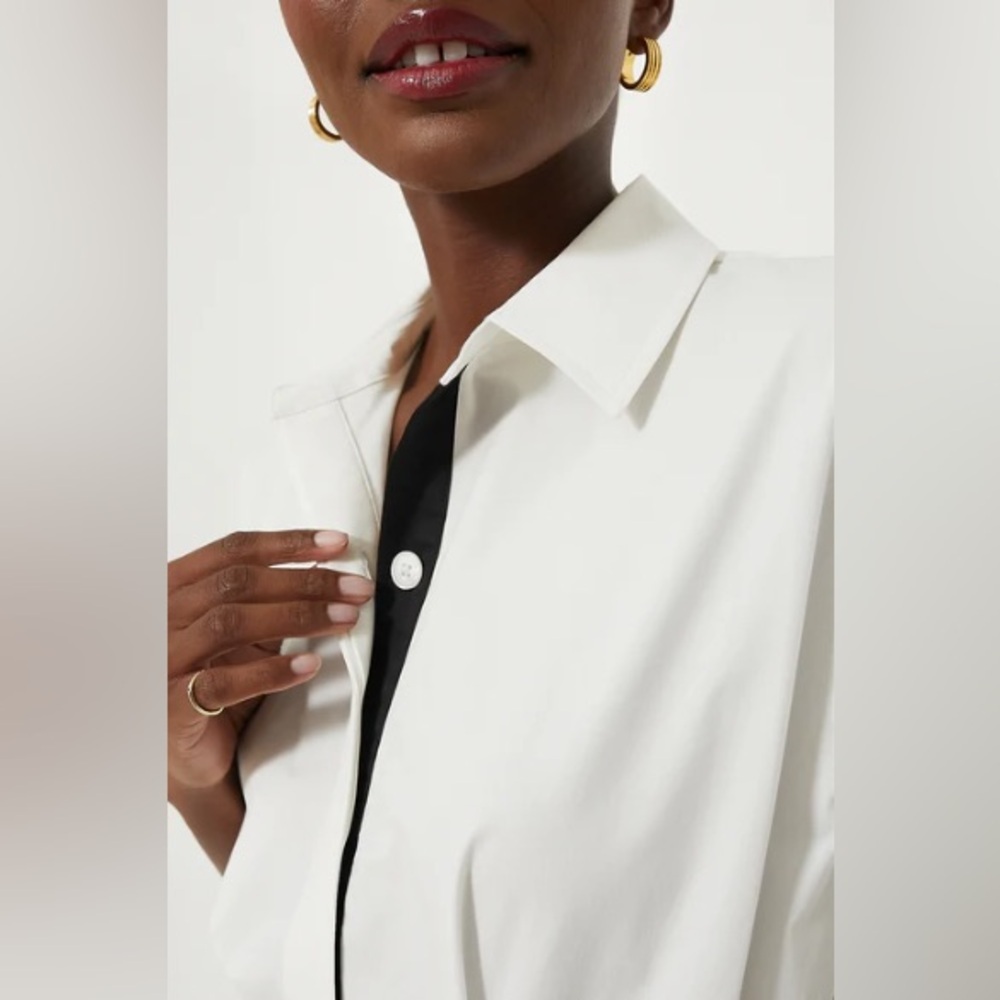 White Piped Kate Dress - Picture 8 of 11